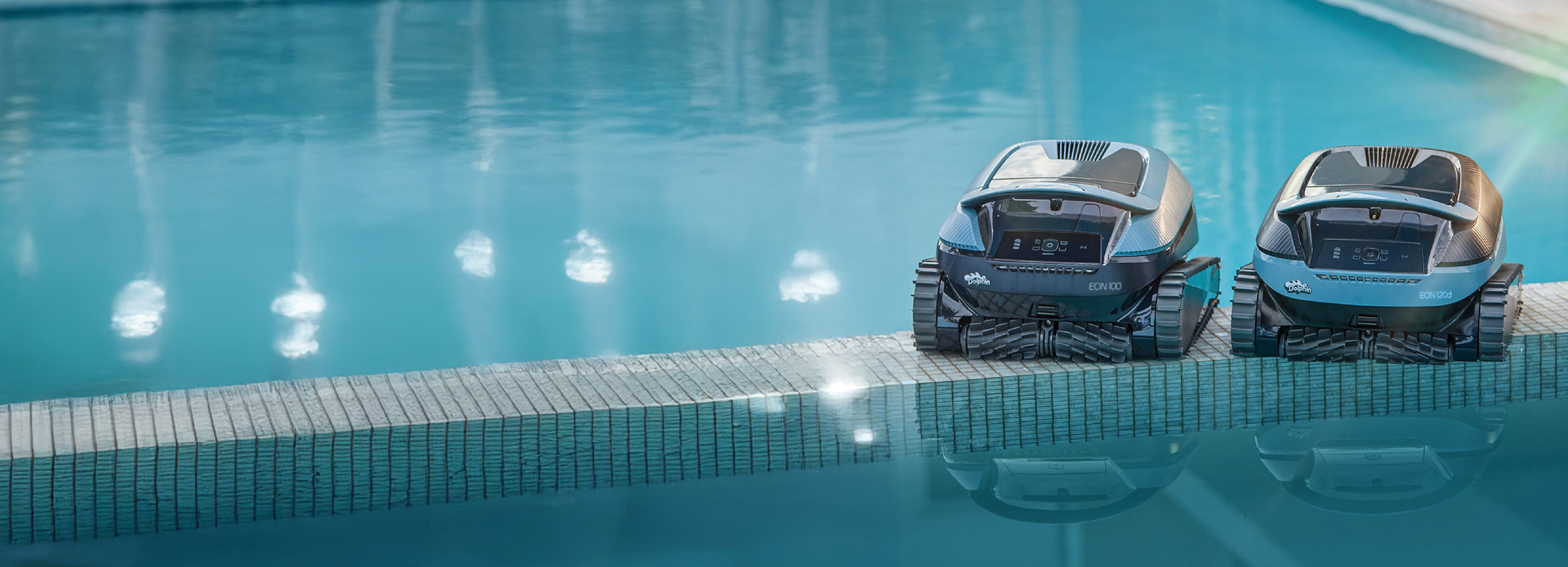 Dolphin EON robotic pool cleaner banner